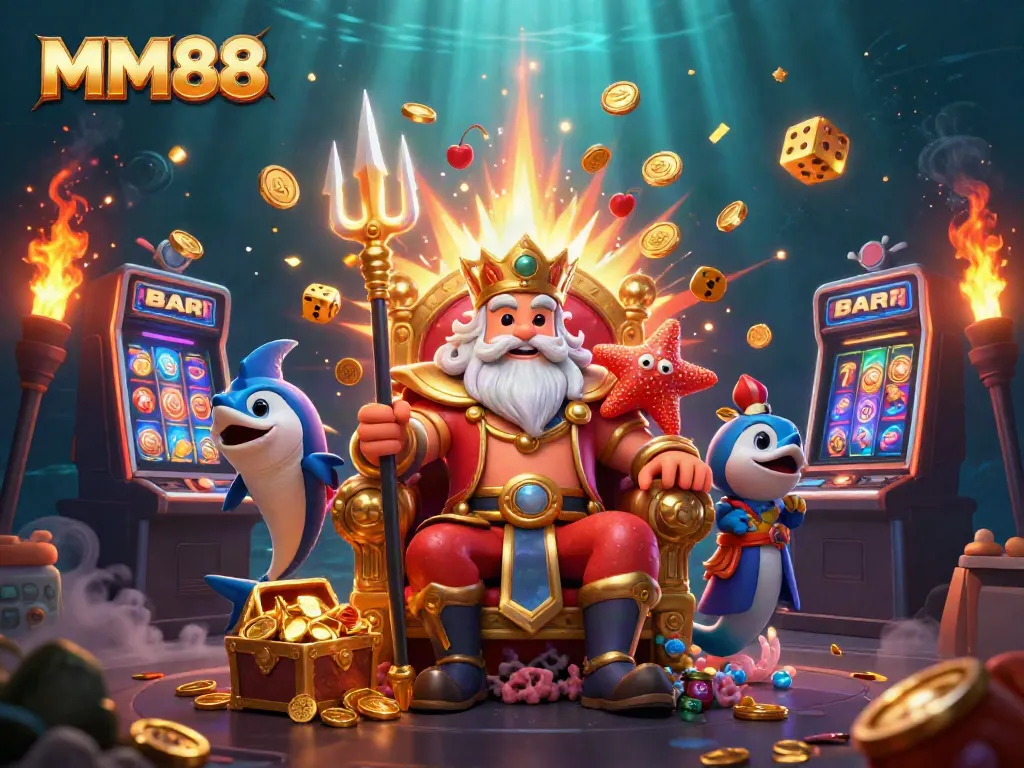 Experience thrilling gameplay at MM88 with jackpot-winning scenes from a vibrant casino.