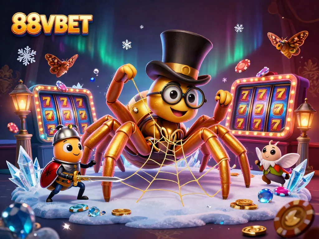 Experience the thrilling action at 88VBET with captivating gaming characters in a rich casino environment.