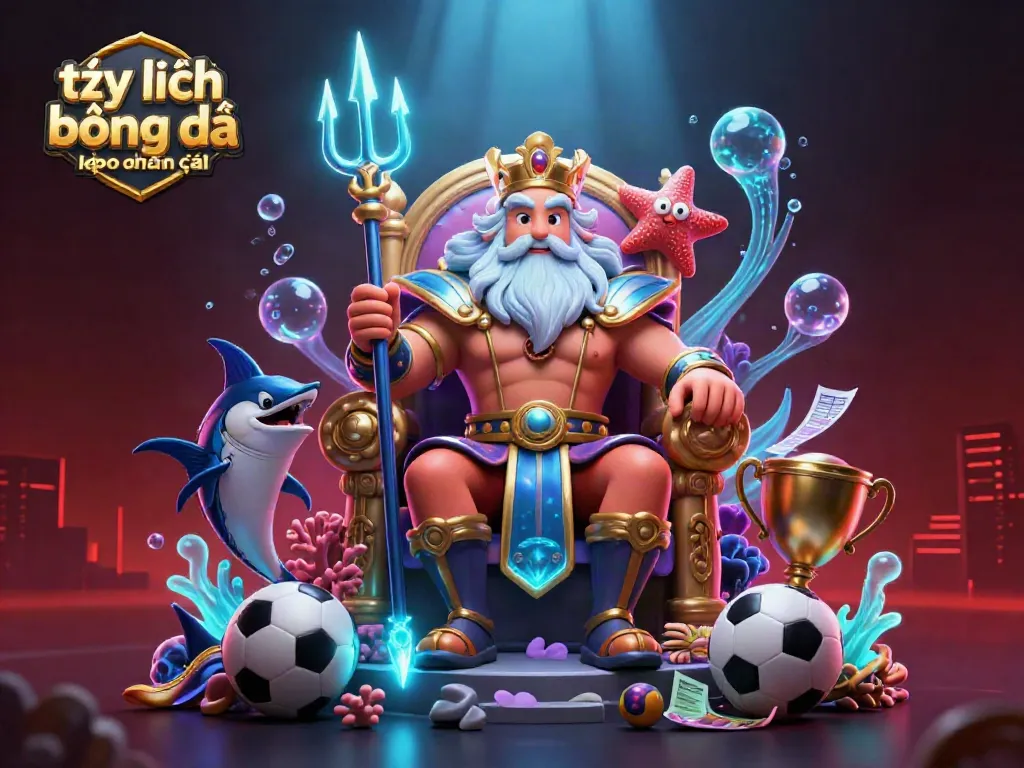 Engage in sports betting with tỷ lệ bóng đá kèo nhà cái illustrated in vibrant 3D scene.