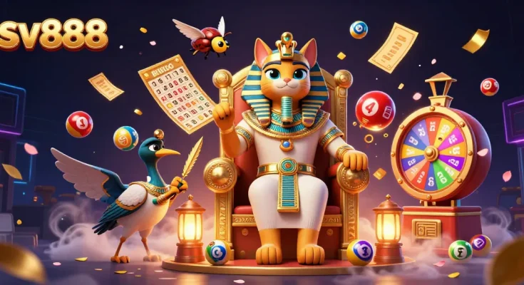 Experience vibrant gaming thrills with sv888's captivating lottery and bingo elements.
