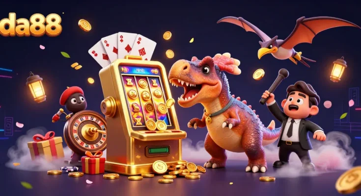 Catch jackpot coins with da88 while dinosaurs bring excitement to the casino!